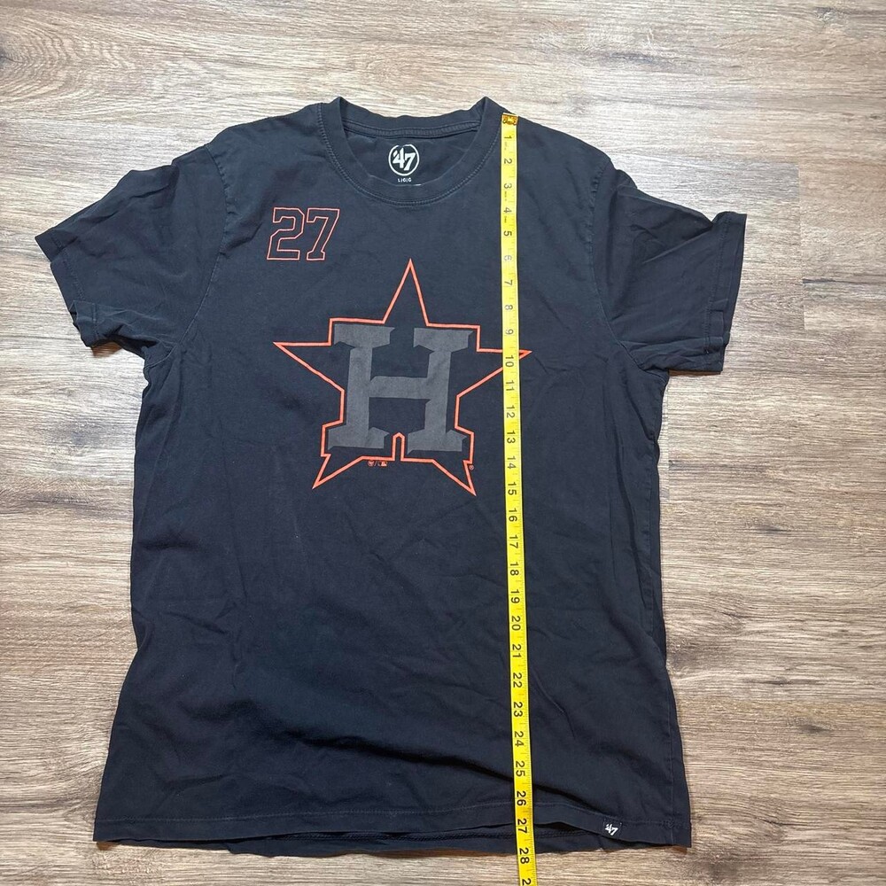 Houston Astros Black T Shirt Mlb 6 E 72 - Picture 4 of 6